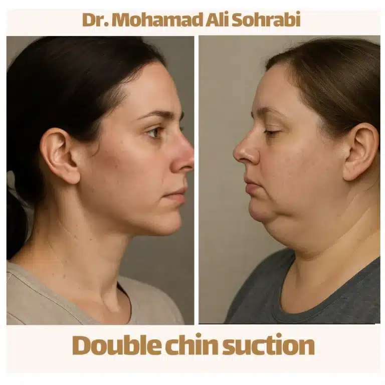 Double chin suction without surgery