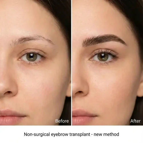 eyebrow transplantation without surgery