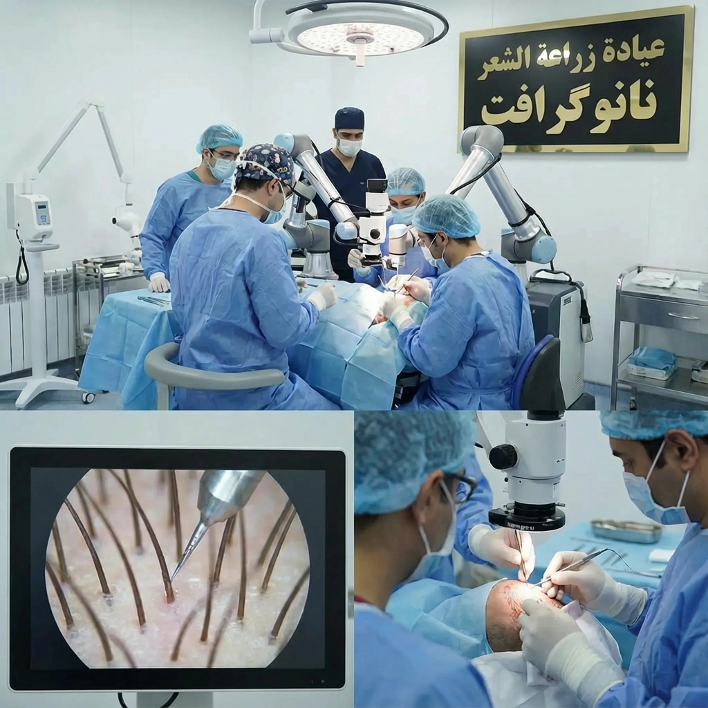 زراعة الشعر بتقنية النانو